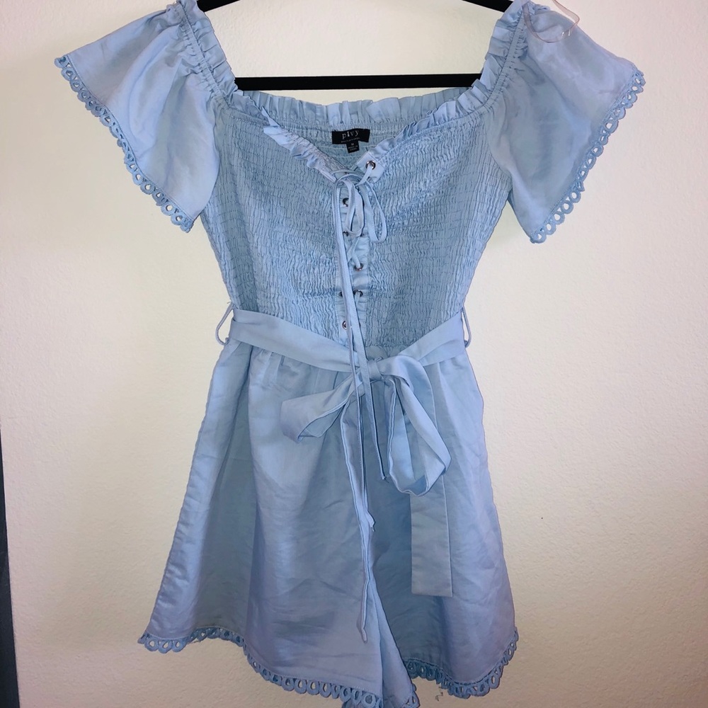 Off the shoulder romper